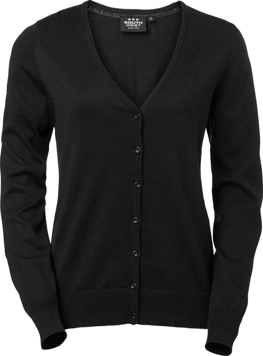 Cardigan Flora 509 dam - STICKAD FLORA SV XXL SANDRYDS 509-99-40