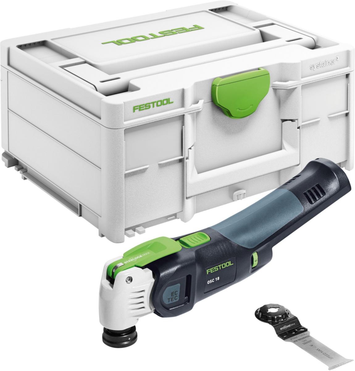Multiverktyg Festool OSC 18 E-Basic VECTURO Solo - MULTIVERKTYG OSC 18 E-BASIC FESTOOL 576591