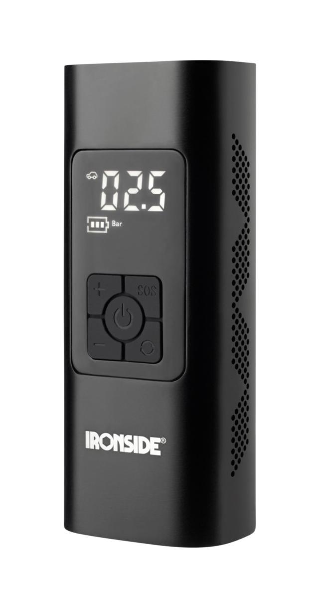 Minikompressor Ironside 10 Bar - MINIKOMPRESSOR PORTABEL 10 BAR 6000MAH USB-C 12V LAMPA+PB