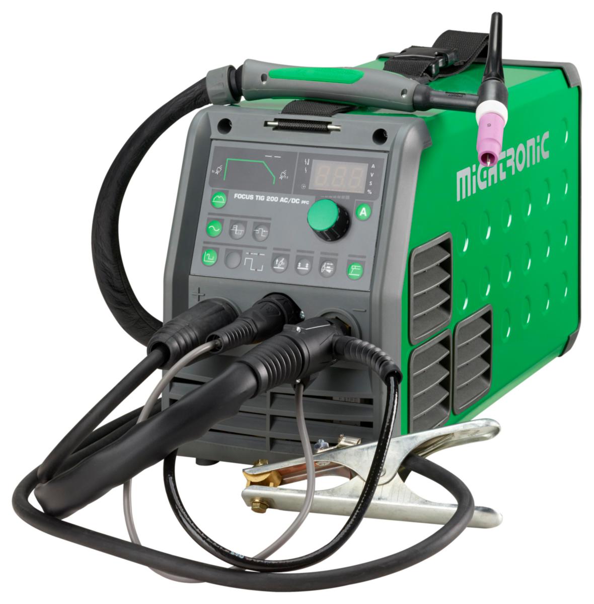 Tigsvets Migatronic Focus Tig 200 AC/DC - TIGSVETS MIGATR FOCUS TIG 200 AC/DC HP PFC M 201 BRÄNNARE