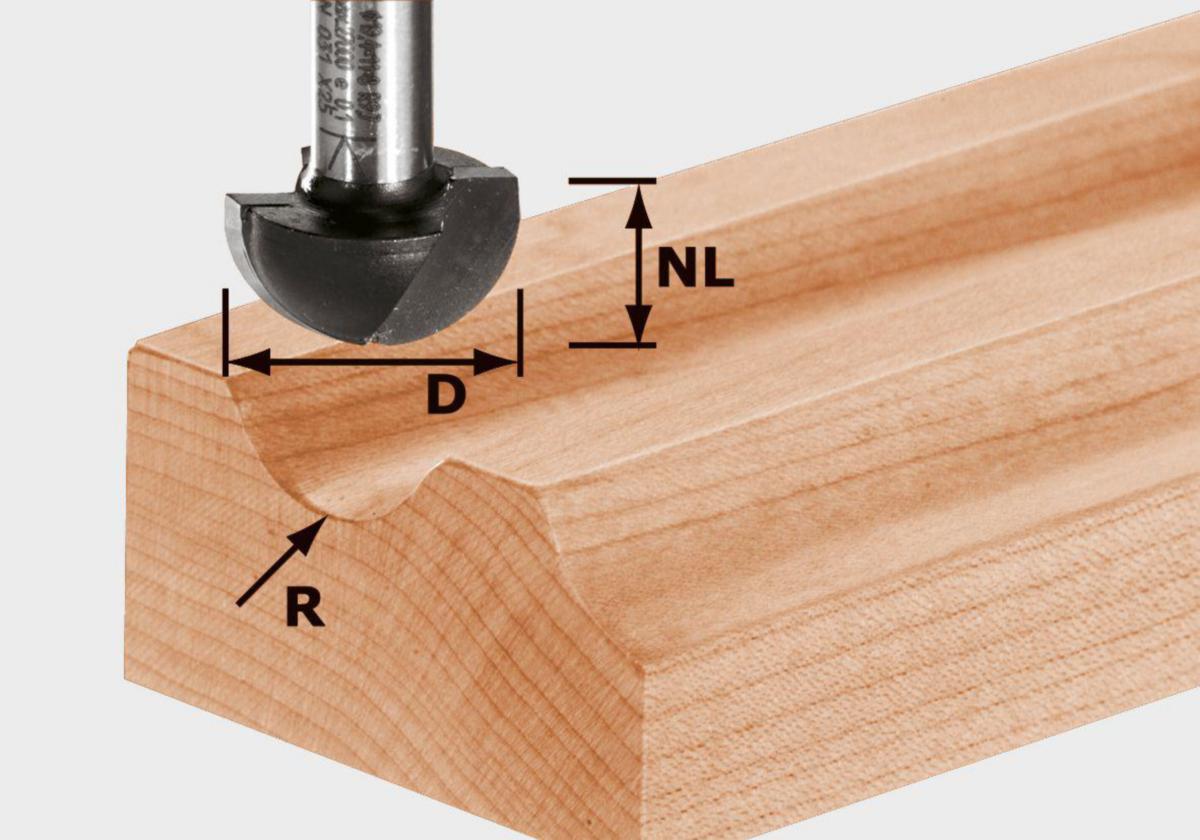 Hålkälsfräs Festool HW S8 - HÅLKÄLSFRÄS HW R12.7 FESTOOL 490987