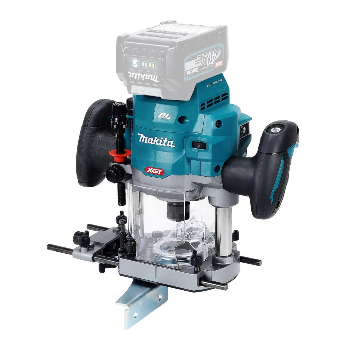 Handöverfräs Makita XGT RP001GZ02 SOLO - HANDÖVERFRÄS RP001GZ02 MAKITA 40V SOLO 25000RPM 12MM