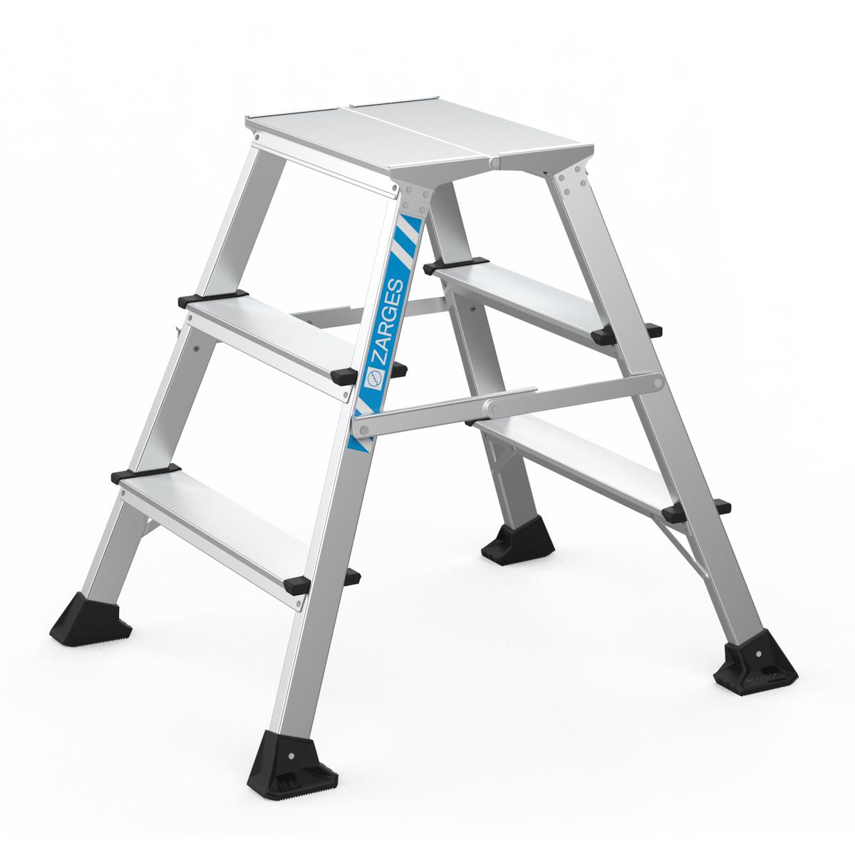 Arbetsbock Zarges XLstep P smal - ARBETSBOCK XLSTEP P 3 STEG ZARGES 40102