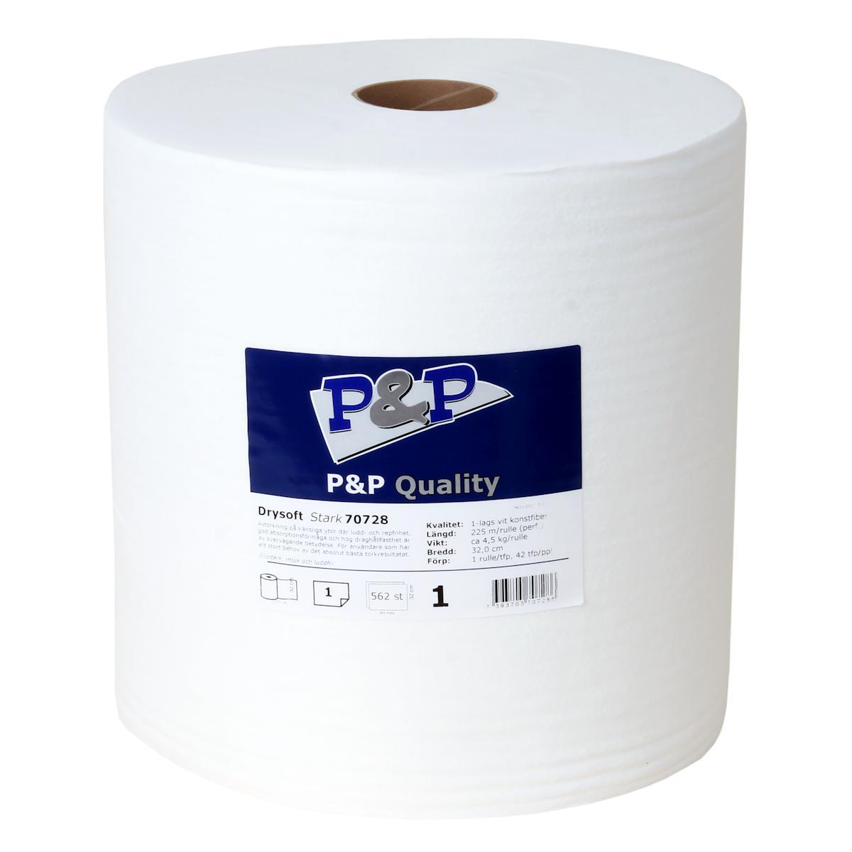 Avtorkningspapper P&P Drysoft Allround - DRYSOFT ALLROUND 70722