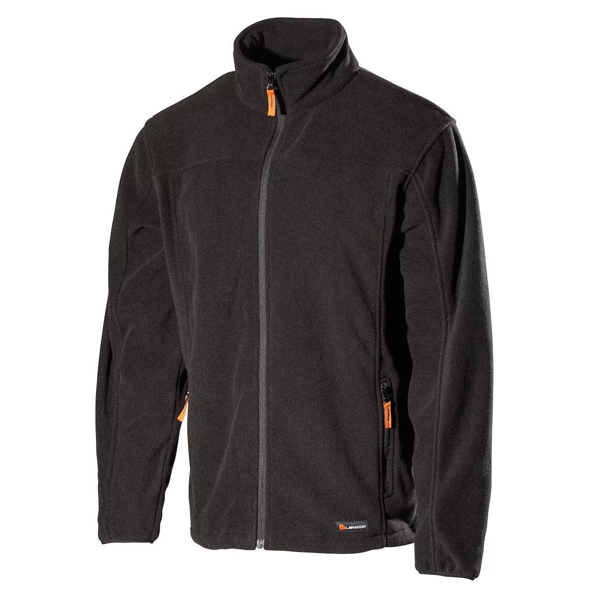Fleecejacka L.Brador 687P Omnio - FLEECEJACKA 687P SVART 5XL L.BRADOR
