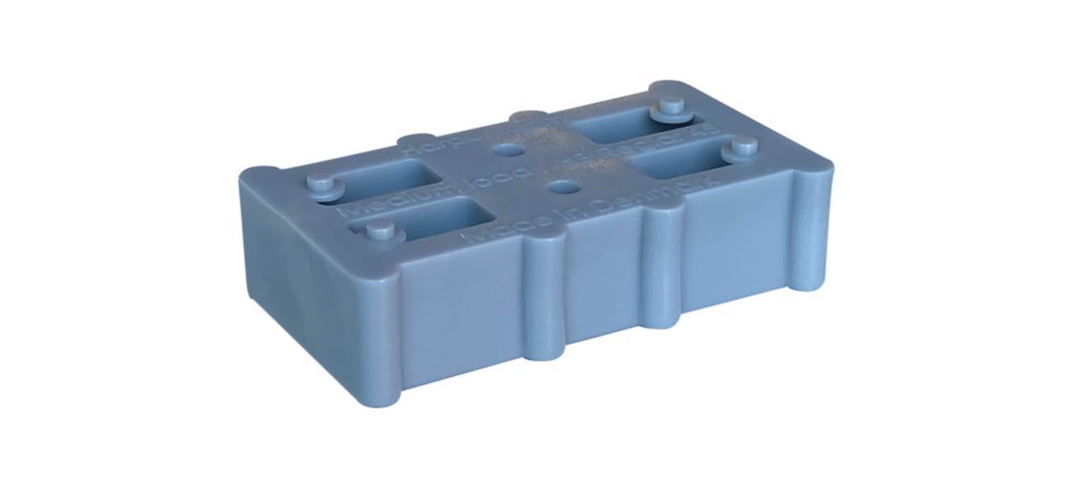 Pallbricka Regel 70x45mm - PALLBRICKA REGEL 20MM 70X45MM GRÅ (FRP=250ST)