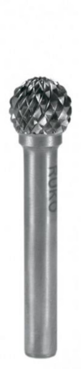 Roterande Hårdmetallfil Ruko, Form D kulformad topp - ROTERANDE FIL FORM D 16MM SISAB 116045