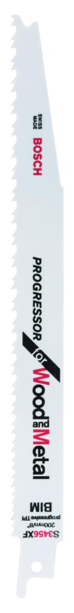 Tigersågblad Bosch S 3456 XF BIM - TIGERSÅGBL.6/12TX200 S3456 25/ TRÄ/MET KORT BOSCH 2608657938