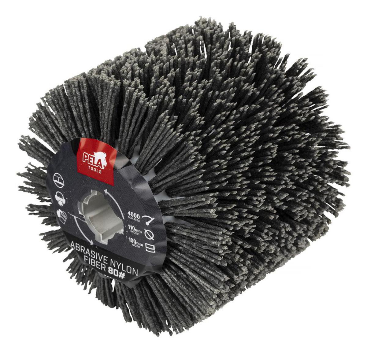 Nylonfiberborste PELA - NYLON FIBER BORSTE 115X100MM, 80# PELA 532489