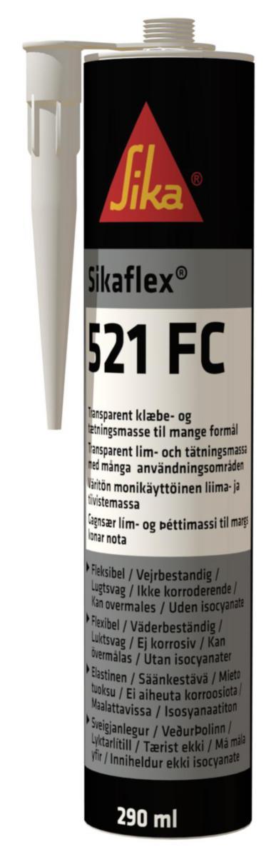 Fogmassa Sikaflex-521FC - SIKAFLEX-521FC TRANS 290 ML SIKA 104551