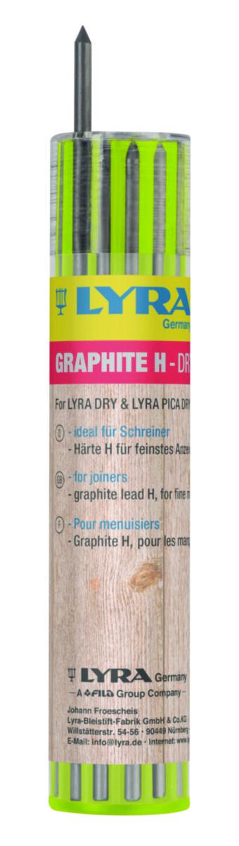 Märkstift Lyra Dry Grafit H - STIFT LYRA DRY GRAFIT H 12-P
