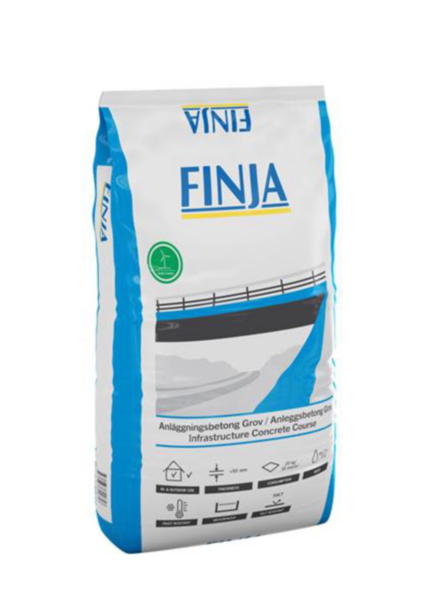Anläggningsbetong Finja Grov - ANLÄGGNINGSBETONG GROV 25 KG