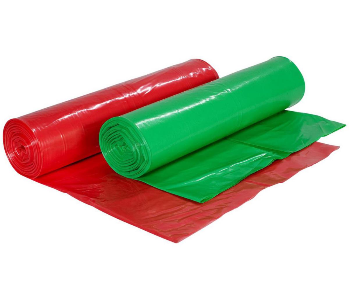 Källsorteringssäck - KÄLLSORTERINGSSÄCK 125L RÖD POLYETEN 25/RULLE