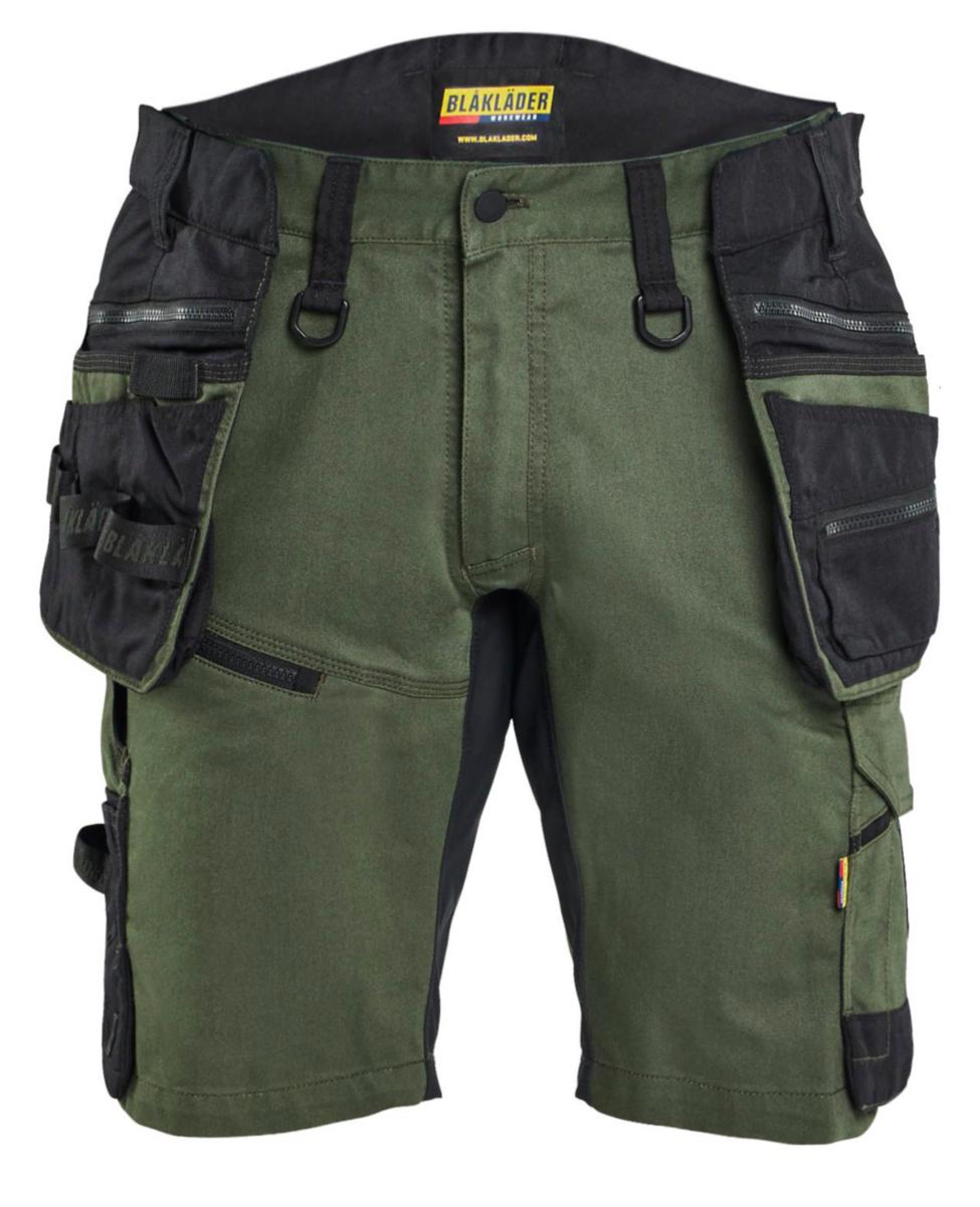 Shorts Blåkläder 1972-1149 Striker - SHORTS GRÖN/SVART C46 BLÅKLÄDER 197211494298C46