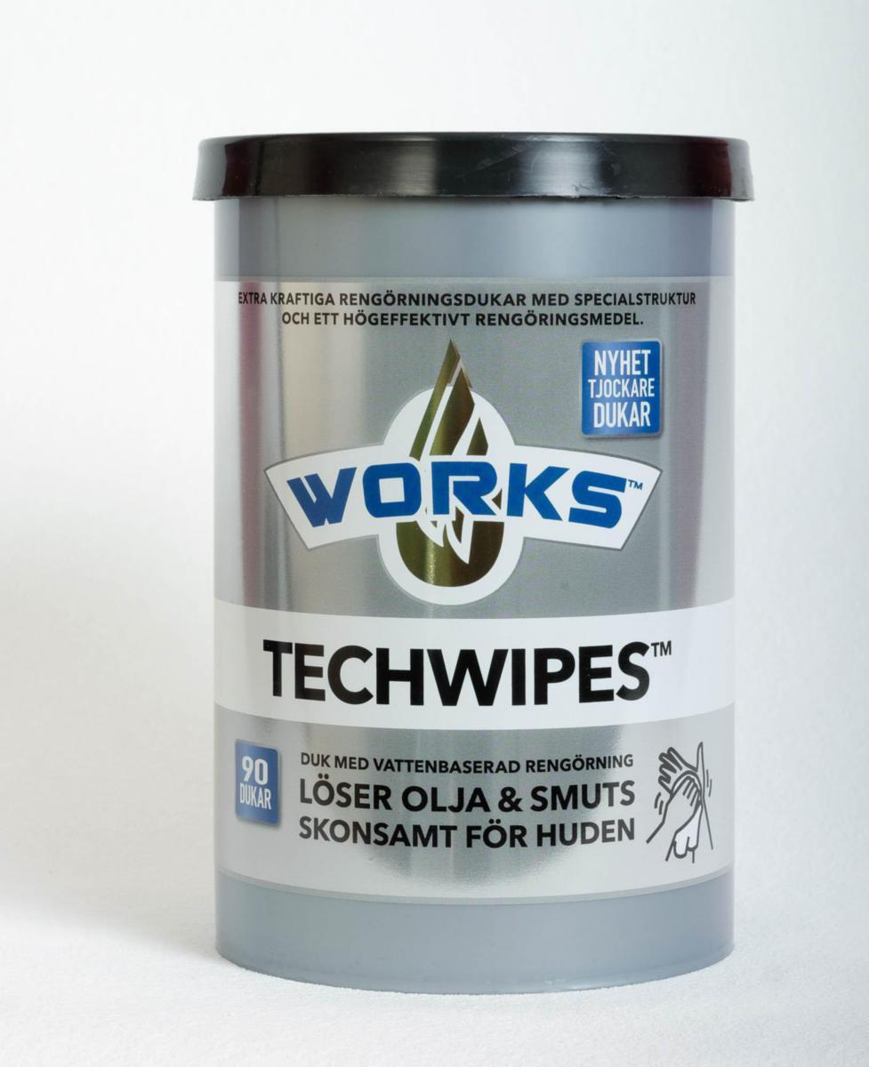 Rengöringsduk Tech Wipes - WORKS TECH WIPES 90 DUKAR/FRP W7001