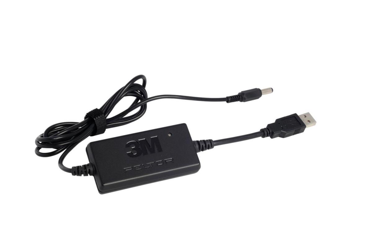 Batteriladdare till elektroniska hörselkåpor - LADDARE FR09 USB 2.4V NIMH PELTOR 7100075611