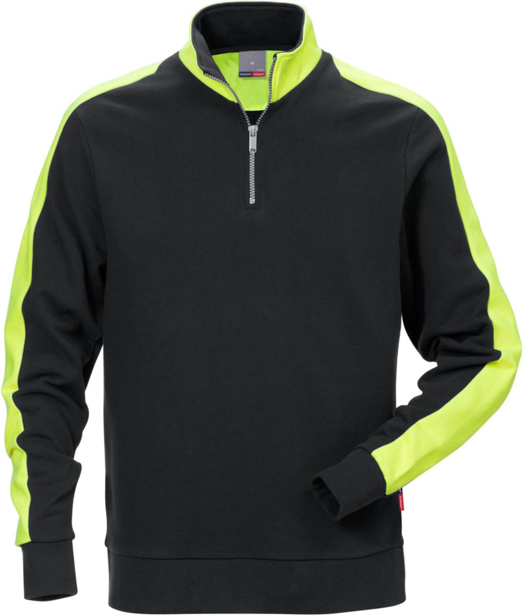 Sweatshirt Fristads 7449 RTS - SWEATS. KORT DRAGK SVART M 7449 RTS 111263-940 M