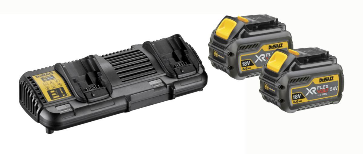 Batteri + laddare DEWALT DCB132T2 - STARTKIT BATTERI+LADD DCB132T2 FLEXVOLT DEWALT DCB132T2-QW
