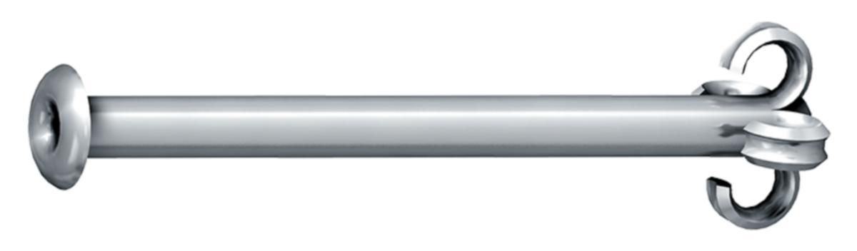 Blindnit splitnit, aluminium - BLINDNIT AL/ST SPLITNIT 4.8X20 AL 4820 ST 500/FRP