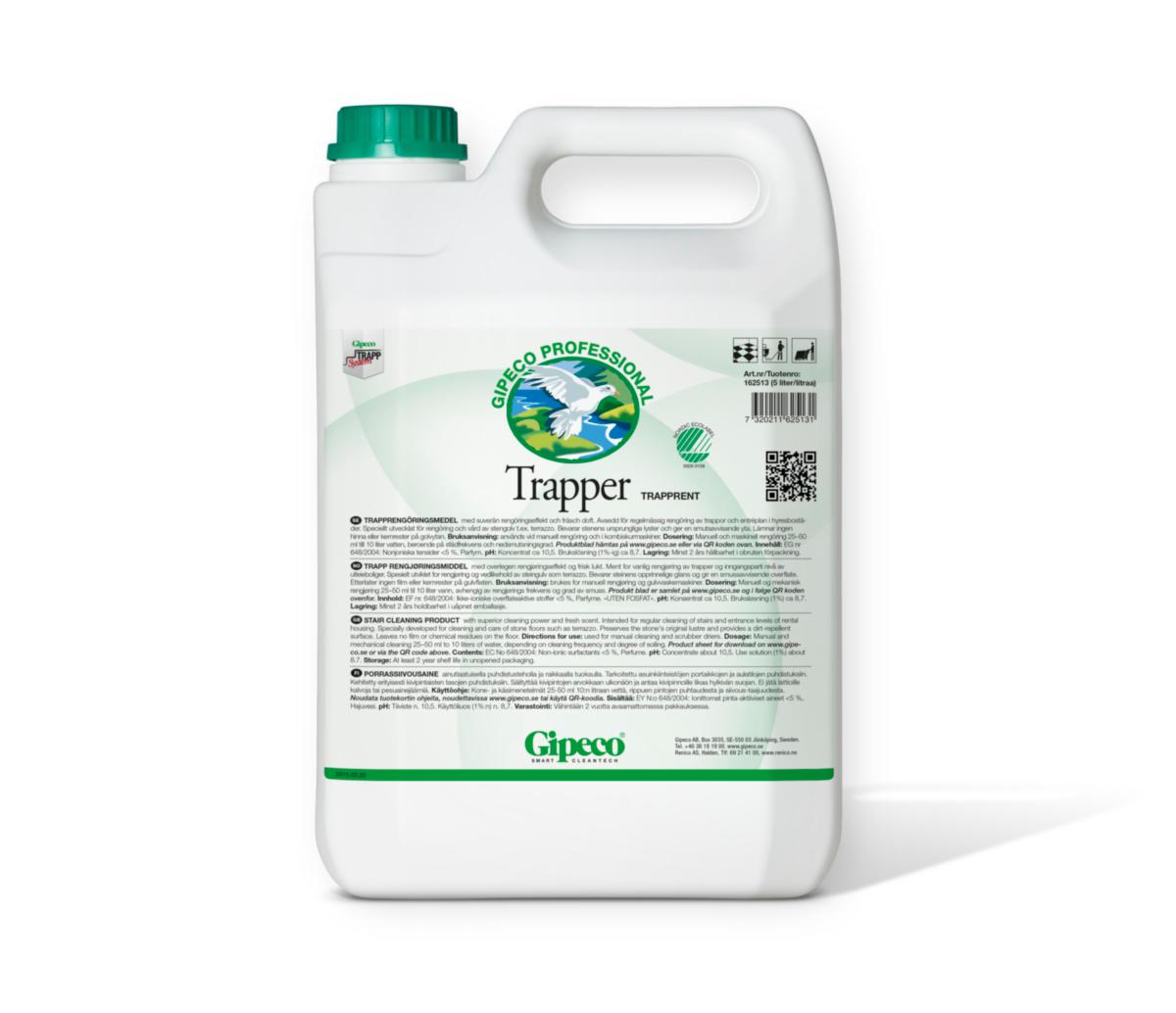 Trapprengöringsmedel Trapper Gipeco - TRAPPRENGÖRINGSMEDEL TRAPPER GIPECO 5 LITER
