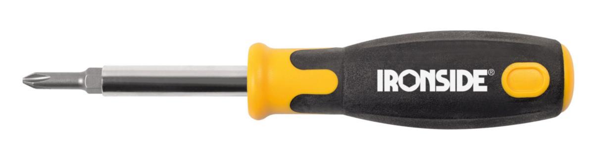 Bitsskruvmejsel Ironside 6 i 1 - BITSSKRUVMEJSEL 6 I 1 INK BITS IRONSIDE 102894