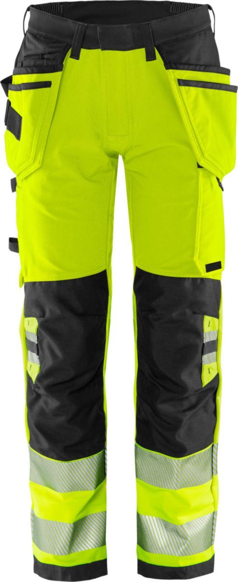 Midjebyxa Fristads 2644 GSTP Green - MIDJEBYXA 2644 GSTP GUL/SVA GREEN VARSEL KL2  D88