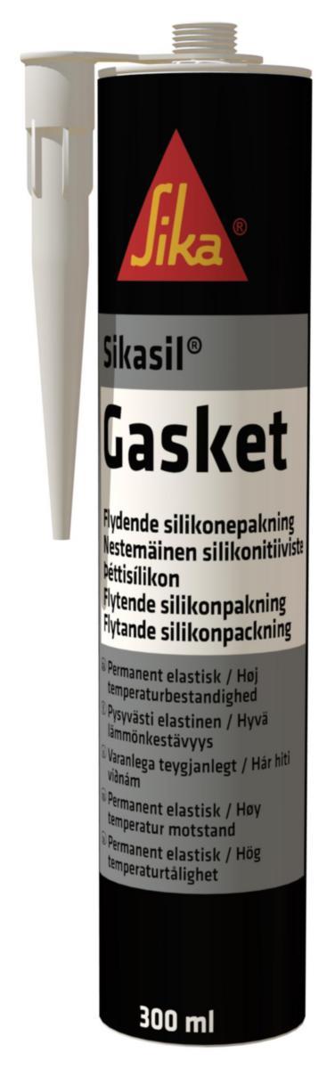 Industrisilikon Sikasil-Gasket - INDUSTRISILIKON SIKASIL-GASKET RÖD 300ML FLYT. PACKNING