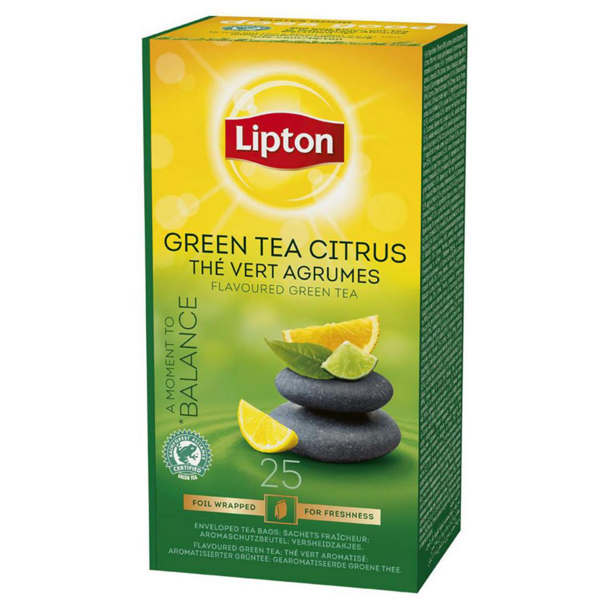 Te Lipton - TEPÅSAR LIPTON GREEN TEA CITRUS 25ST/FRP