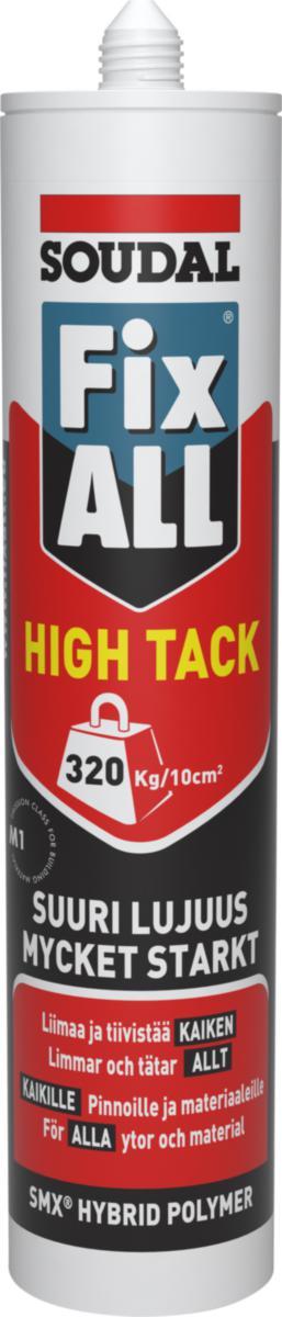 Monteringslim Soudal Fix-ALL High Tack - FIX ALL HIGH TACK EK 290ML 320KG.SOUDAL 153666
