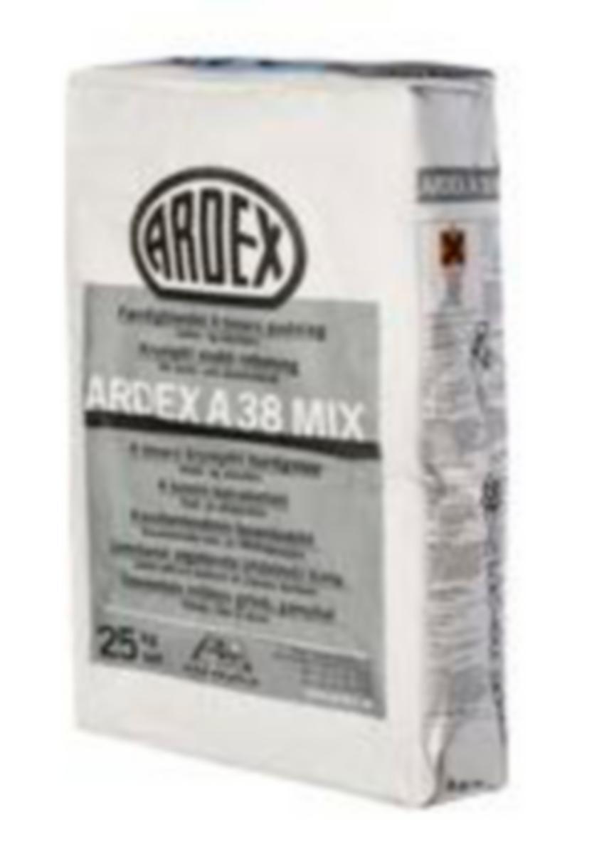 Ardex Rotbetong - ARDEX A38 MIX ROTBETONG 25 KG GRÅ ARDEX 38226