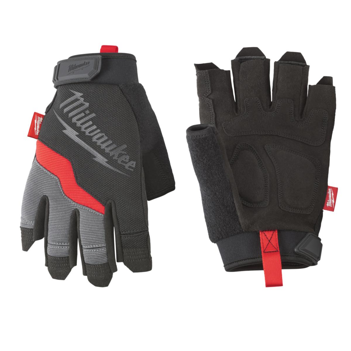 Arbetshandske Milwaukee fingerlösw - ARBETSHANDSKE FINGERLÖS STL 10 MILWAUKEE 48229743