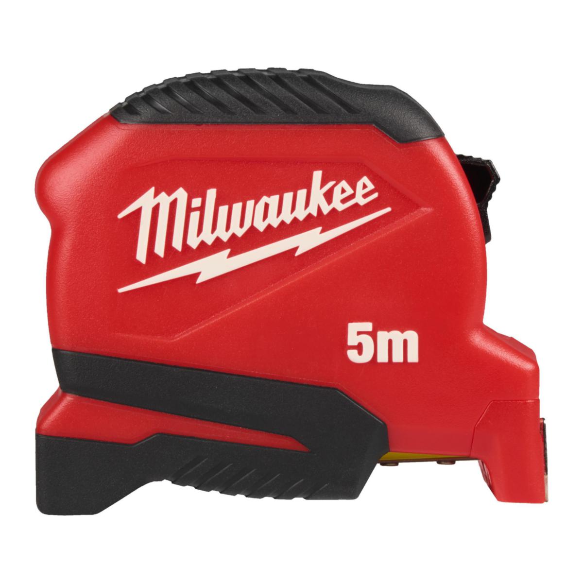 Måttband Milwaukee Compact Gen II fingerstop - MÅTTBAND COMPACT GEN2 5M-25 MILWAUKEE 4932498778