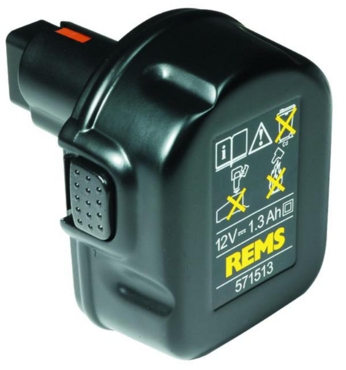 Tillbehör för Rems äldre pressmaskiner - BATTERI 12V 2.0AH REMS 571510 R12