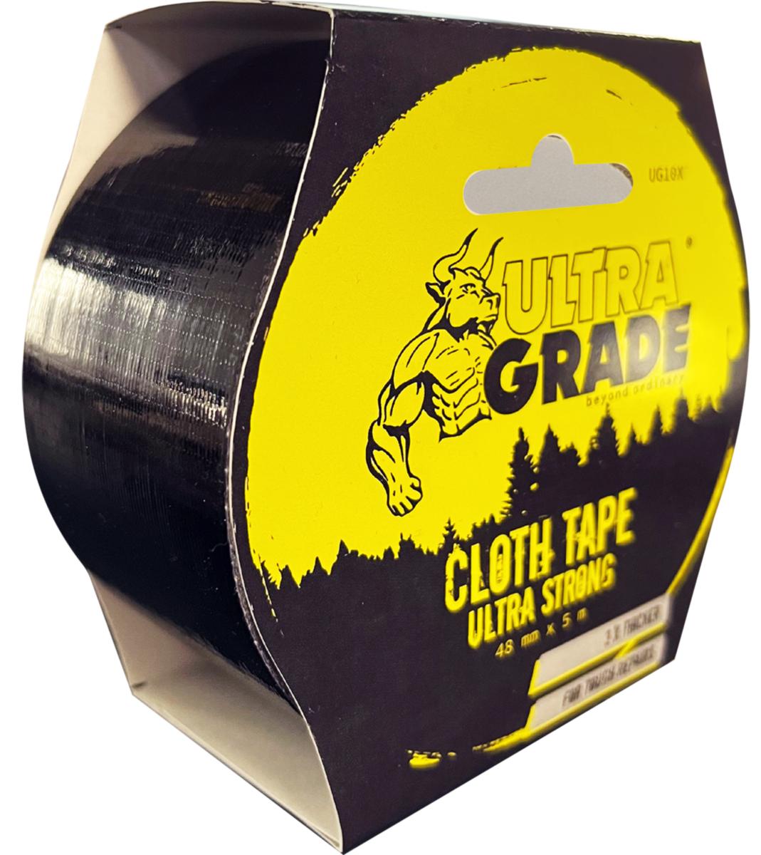 Vävtejp UltraGrade - ULTRA GRADE VÄVTEJP SVART 48 MM X 5 M STOKVIS