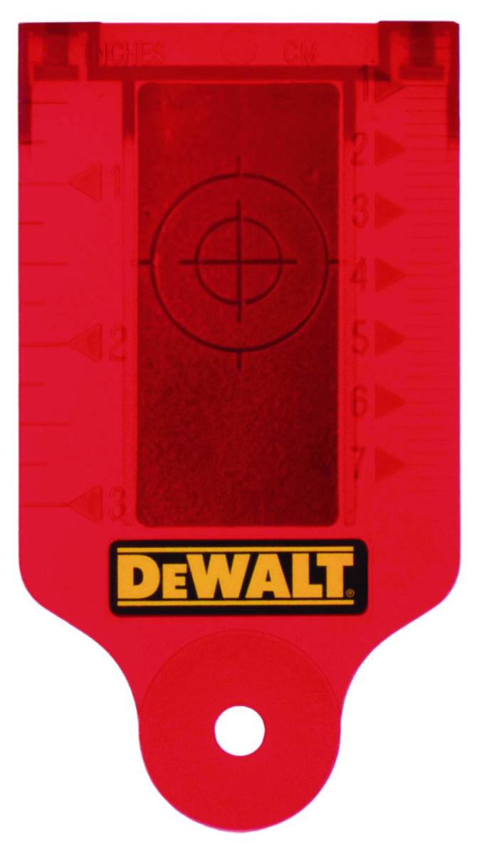 Målkort laser Dewalt DE0730 - LASER MÅLKORT DEWALT  DE0730-XJ