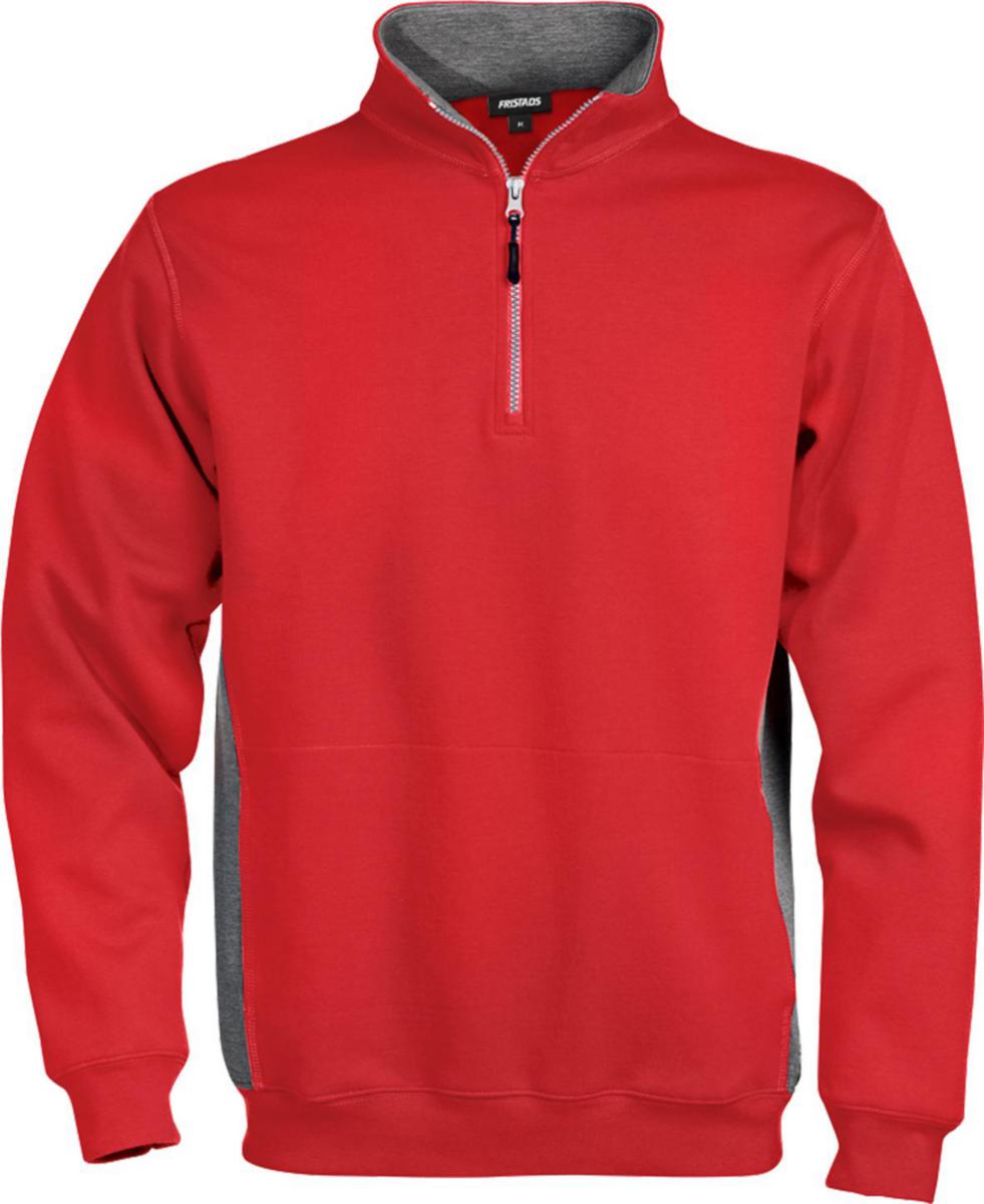 Tröja Fristads 1705 - SWETTIS ZIP RÖD CODE1705 XXL FRISTADS 100209-331 2XL