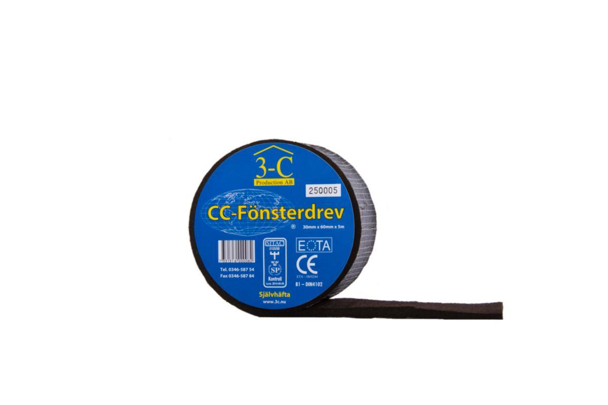 Fönsterdrev 3-C - FÖNSTERDREV SJÄLVHÄFT 30X60X5M 40/KAR1200/PALL 1004/30/60 BLÅ