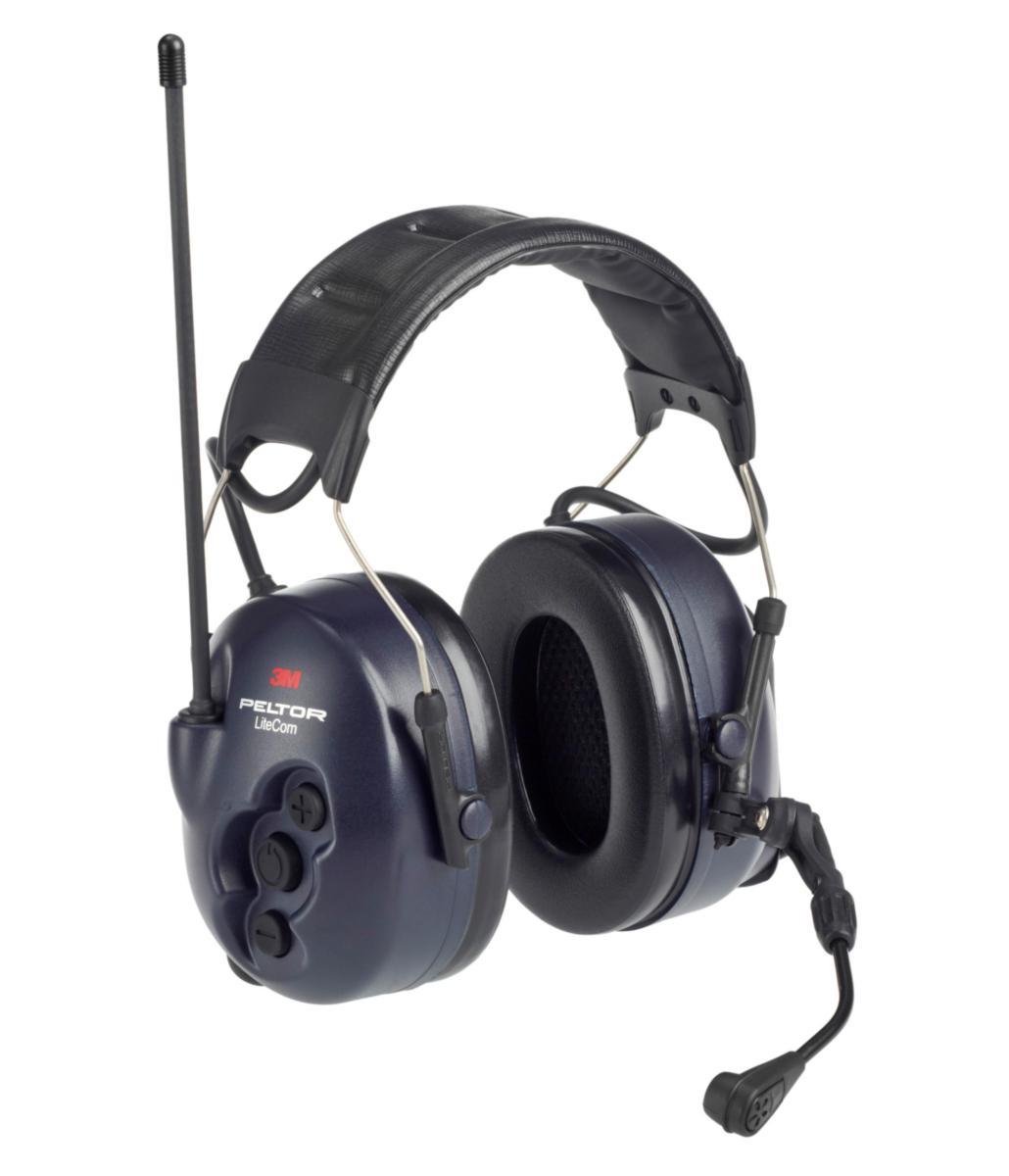 Hörselkåpa 3M Peltor LiteCom - HÖRSELKÅPA LITECOM HJÄSSBYGEL PELTOR MT53H7A4400-EU