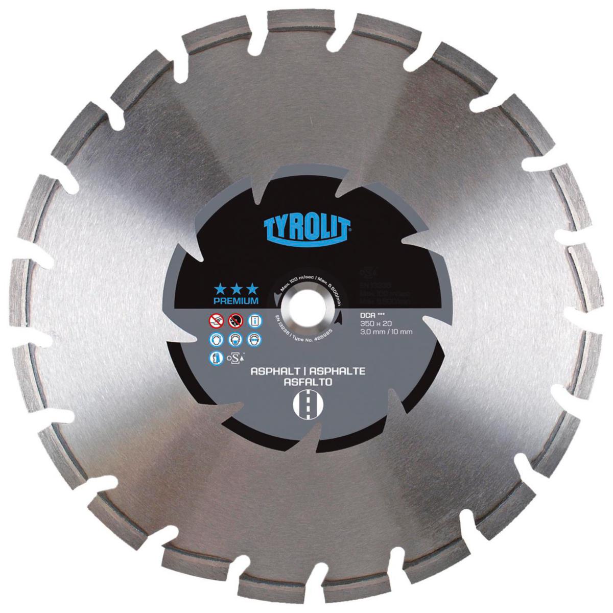 Diamantklinga Tyrolit Premium Asfalt - DIAKLINGA 450X3.6X25 STD ASF TYROLIT 465526