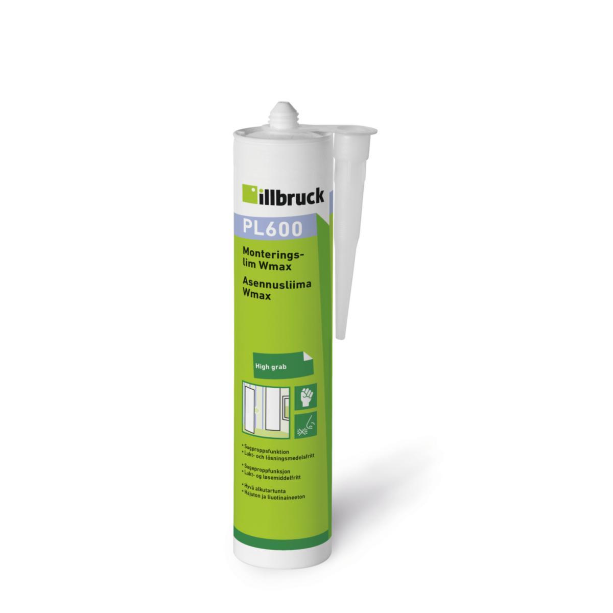 Monteringslim illbruck PL600 - KONSTRUKTIONSLIM PL600 0.3L TREMCO 331990