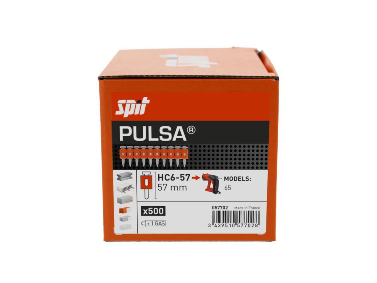 Betongspik Pulsa 65 - SKJUTSPIK HC6 50MM + GAS SPIT 057701