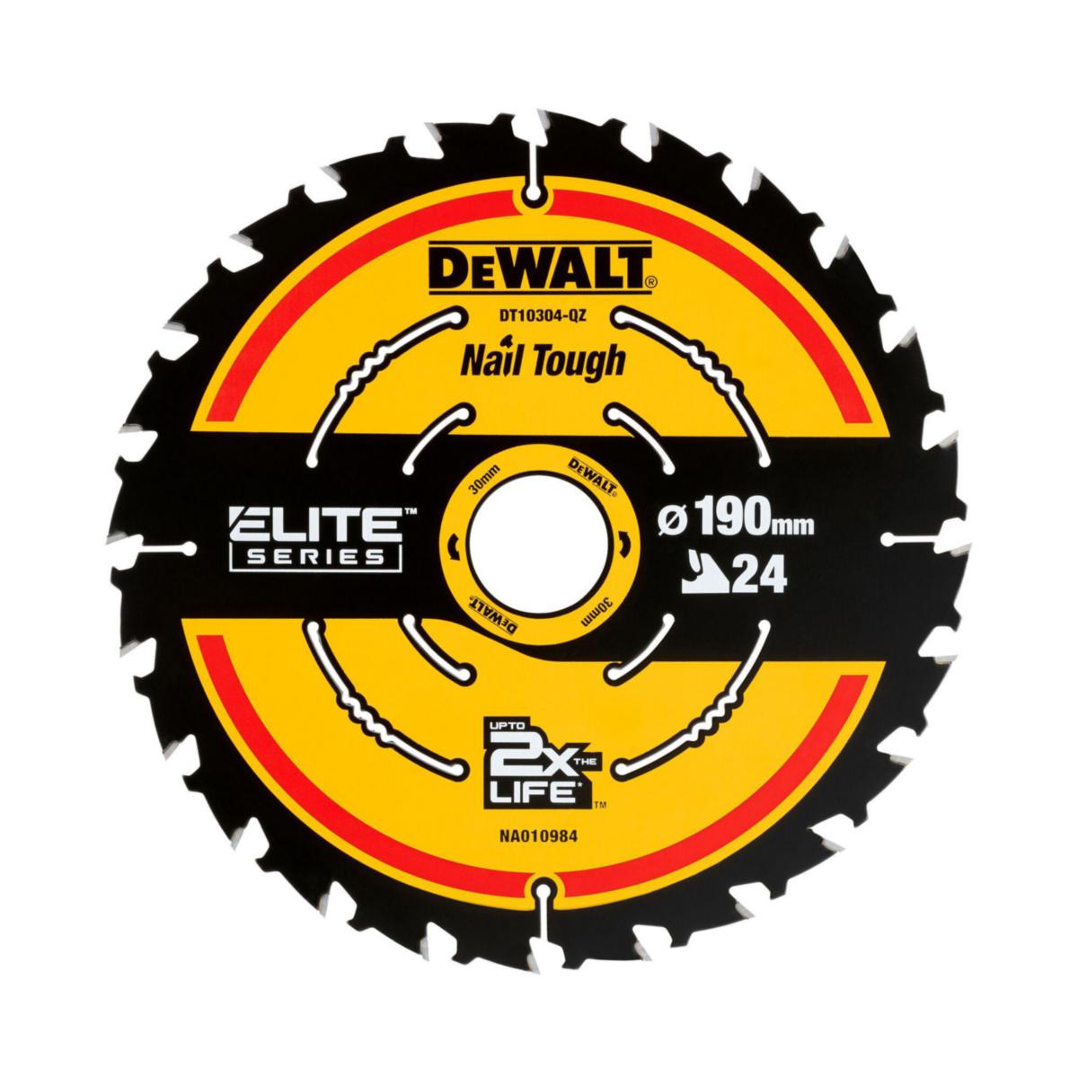 Cirkelsågklinga DEWALT Elite - SÅGKLINGA 190X30 MM 24T DEWALT DT10304-QZ
