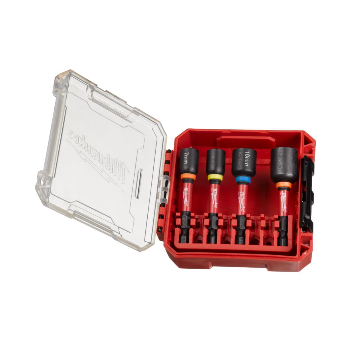 Magnethylssats Milwaukee Shockwave - BITSHYLSA MAG SHW SATS 4P MILWAUKEE 4932492445