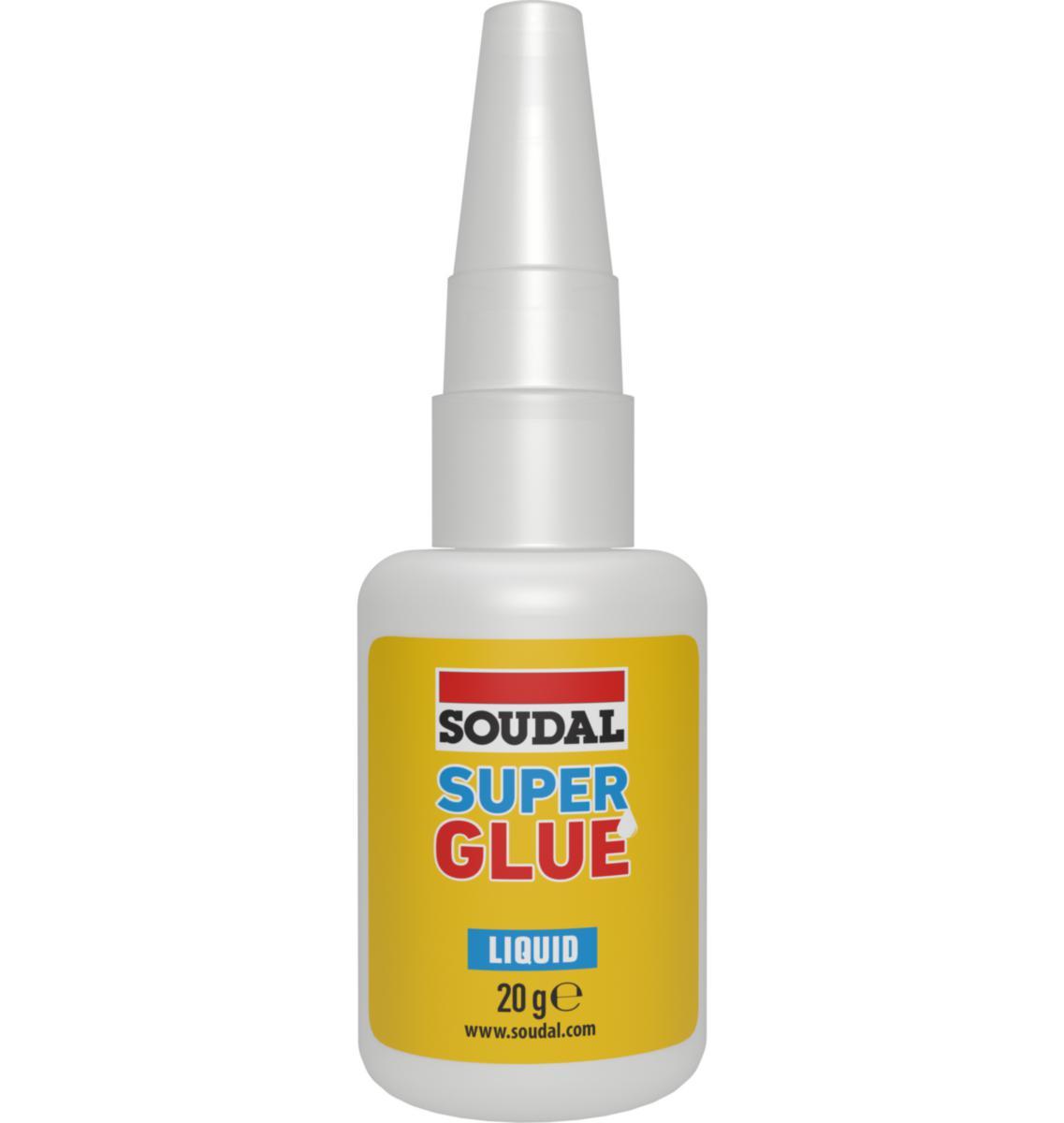 Snabblim Soudal Liquid - SUPER GLUE LIQUID 20G SOUDAL 101125