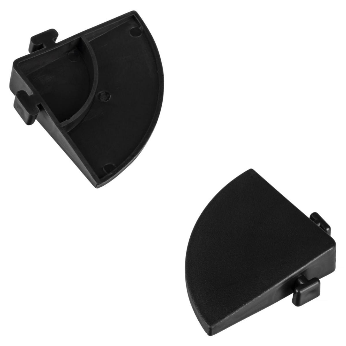 Hörnlist PELA till garagegolv - HÖRNLIST PELA SVART 2-PACK 532223