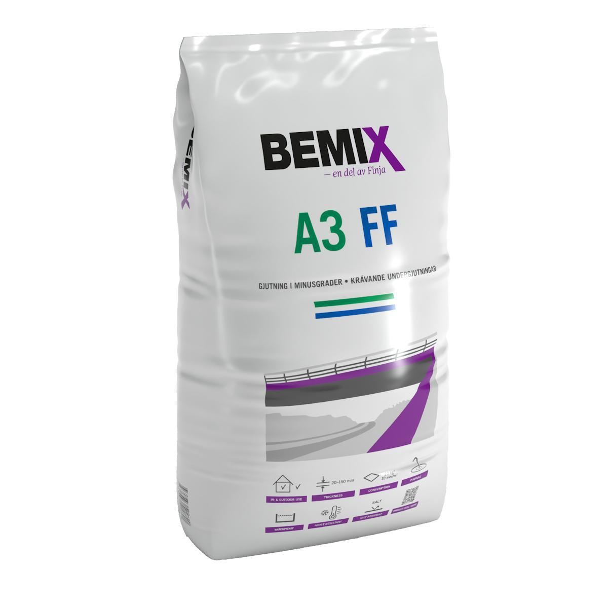 Expanderbruk Finja Bemix A3 FF - BEMIX A3 FF KÖLDTILLSATS 25KG FINJA 522809