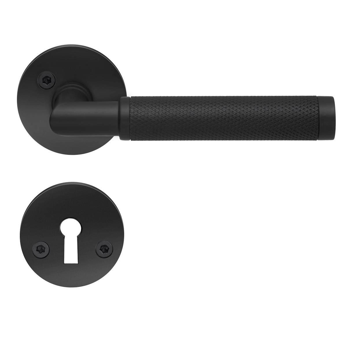 Trycke B841 - INNERDÖRRHANDTAG MATT SVART B841BN