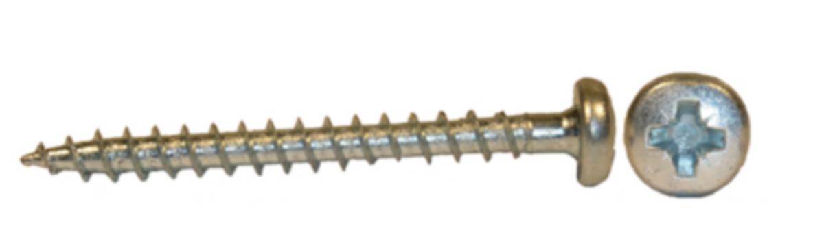 Träskruv TKX, blankförzinkad - UNIVERSALSKRUV TKX 5.0X60  FZB 200/FP
