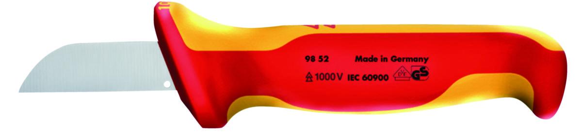 Kabelkniv Knipex 9852 1000V - KABELKNIV KNIPEX 9852 190MM VDE-ISOLERING 1000V