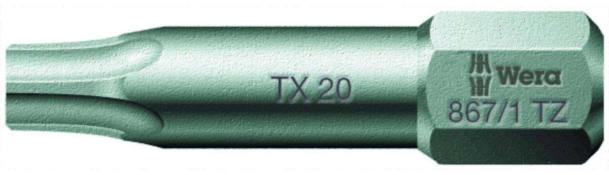 Bits Wera 867/1 TZ Torx - BITS WERA 867/1 TZ TX8 LÄNGD 25MM